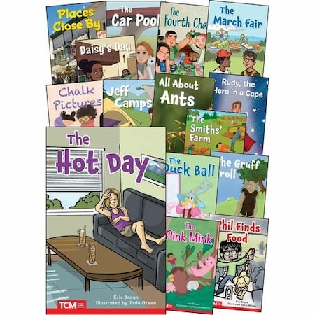 Shell Education Teacher Created Materials Book Set, Decodable, 2nd Grade, Part A, 15/ST, 15PK SHL145500